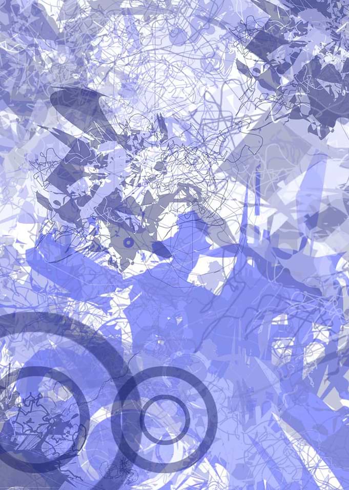 Abstract Blue