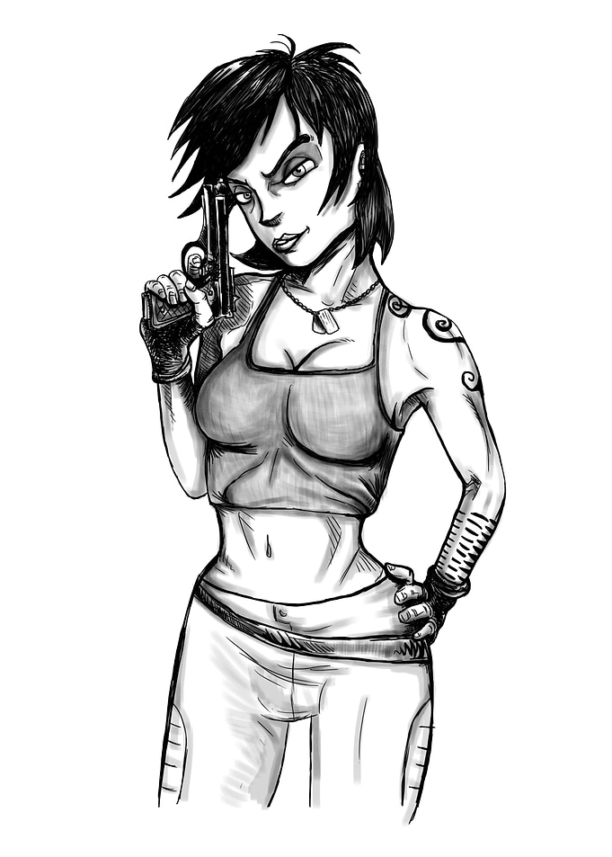 Girl with Gun