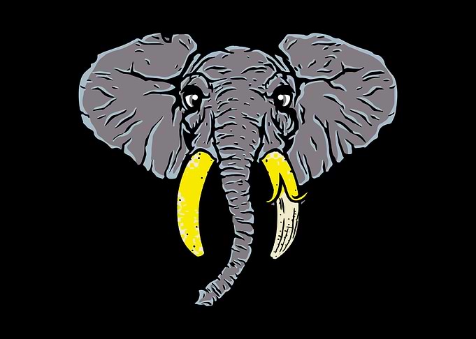 elephant banana