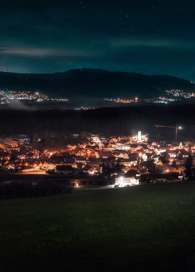 A serene night in Swiss