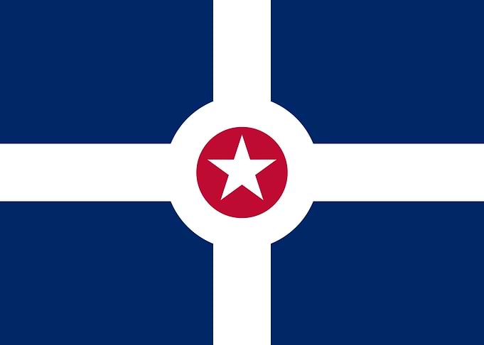 Indianapolis Flag USA