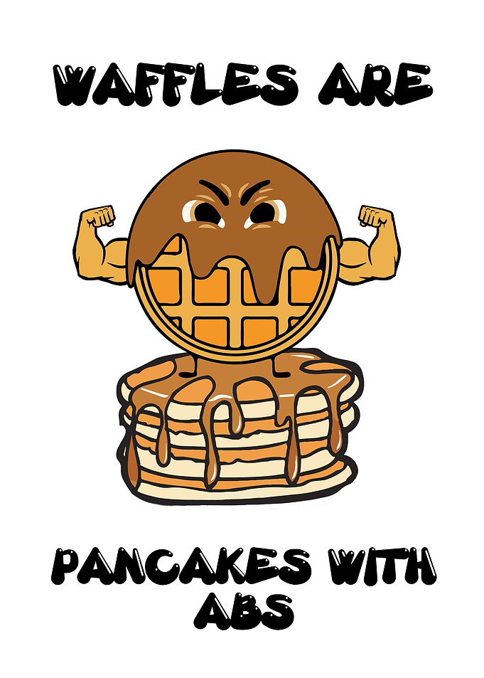 Pancake with abs