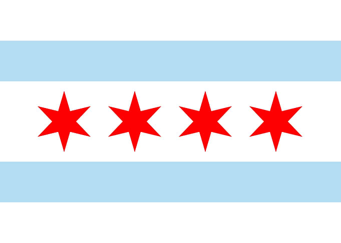 Chicago flag Illinois