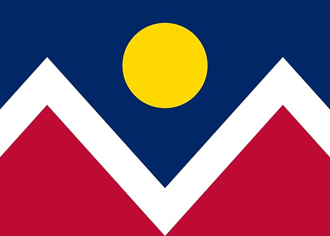 Denver Flag Colorado USA