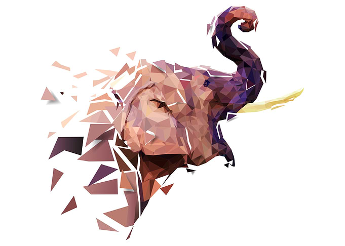 Elephant watercolor