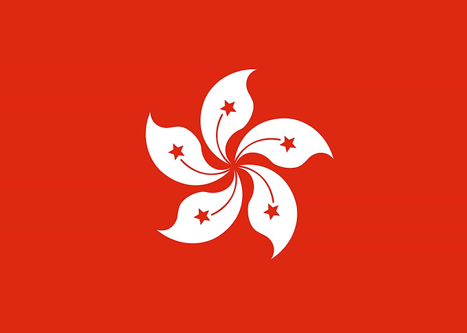 HONG KONG flag Bauhinia