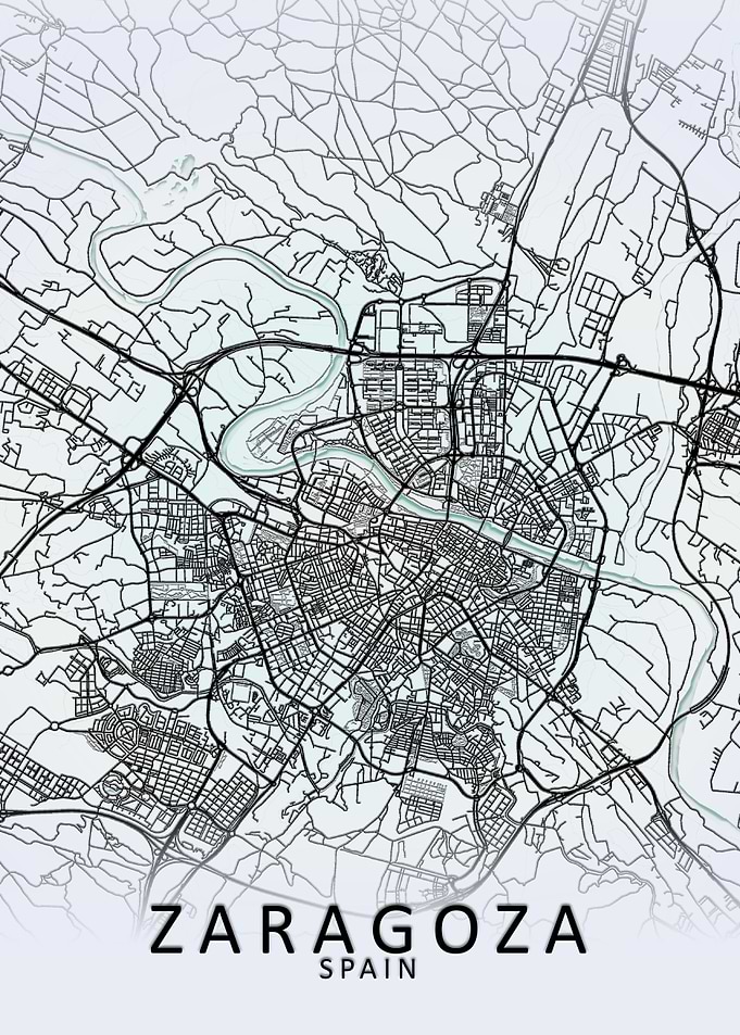 Zaragoza White City Map