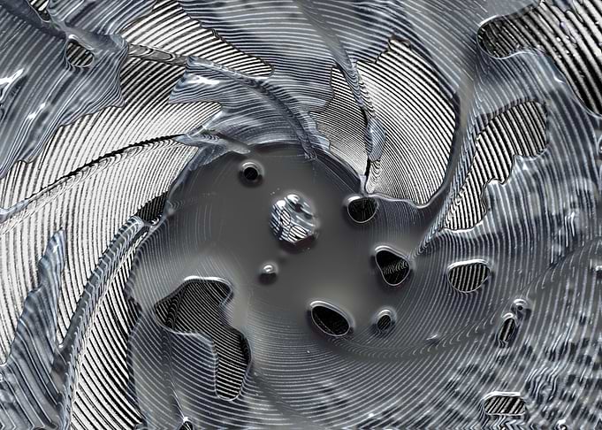 Splatter black and white
