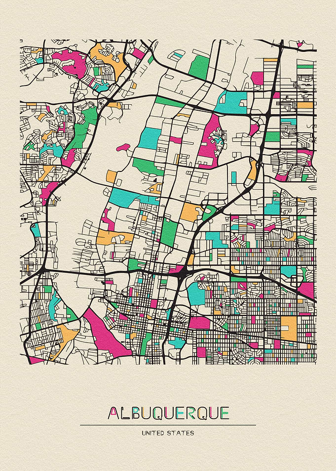 Albuquerque Map