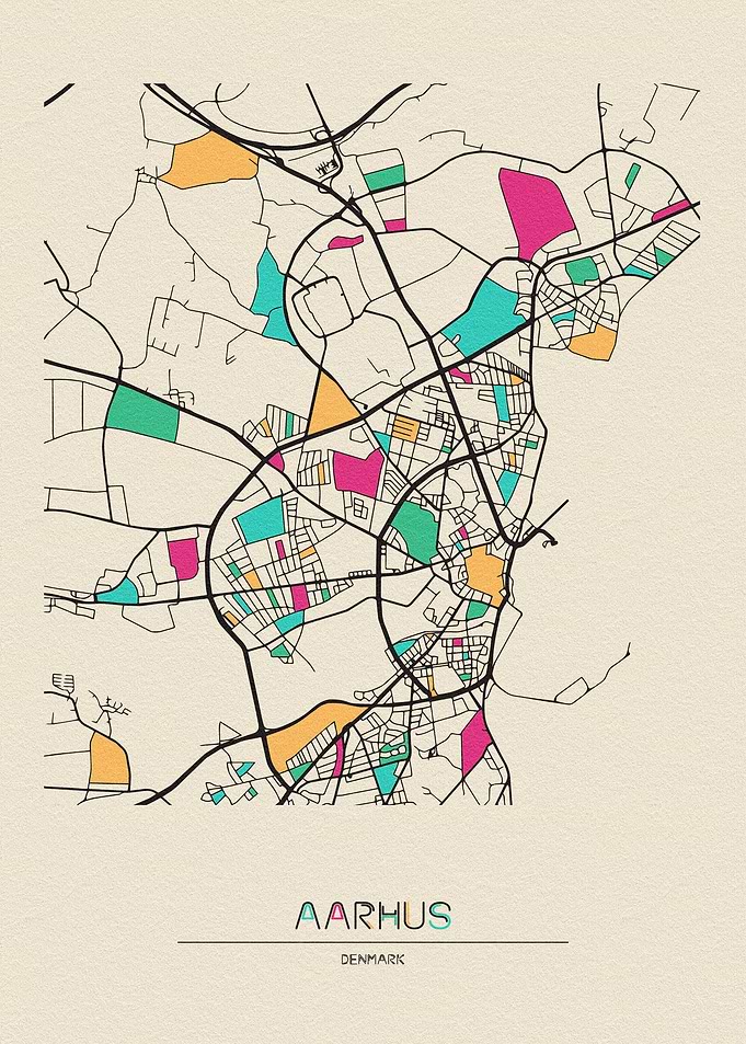 Aarhus Map