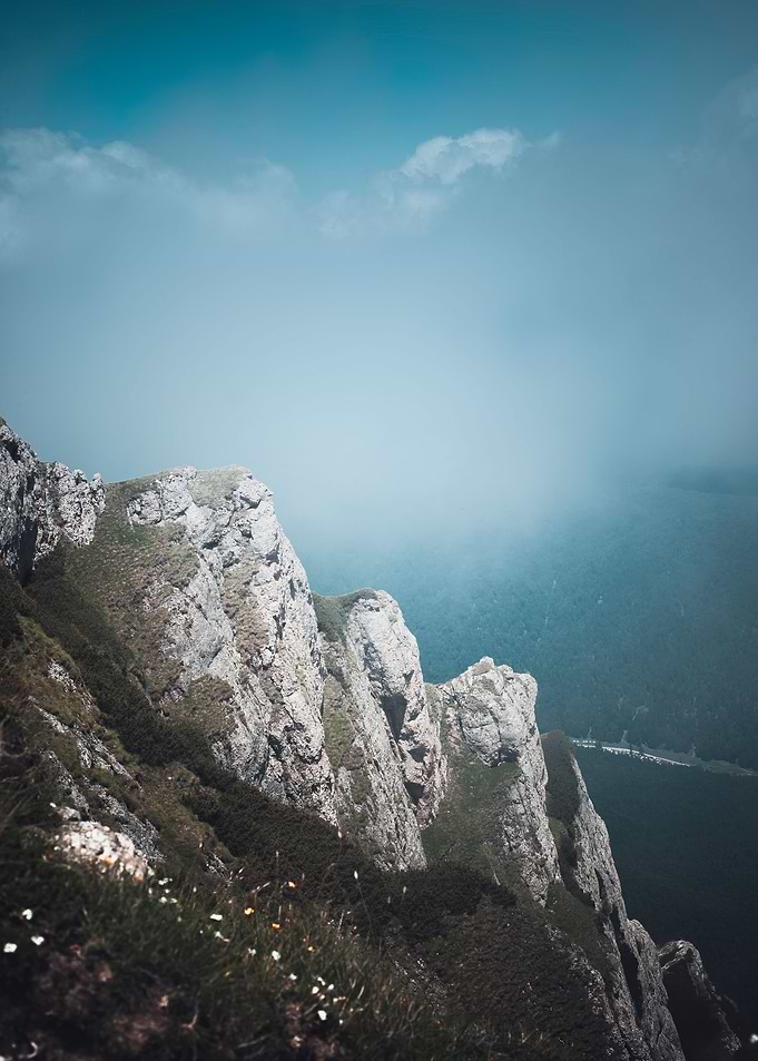 Above the clouds