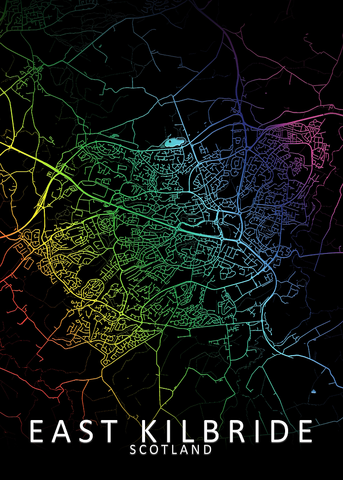 East Kilbride Rainbow Map