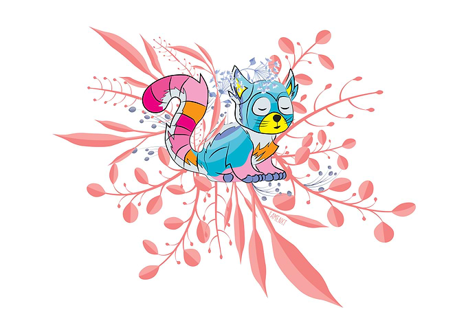 Spring Raccoon