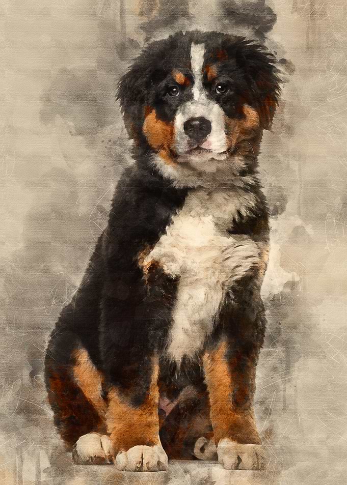 Bernese Mountain Dog 4 mo