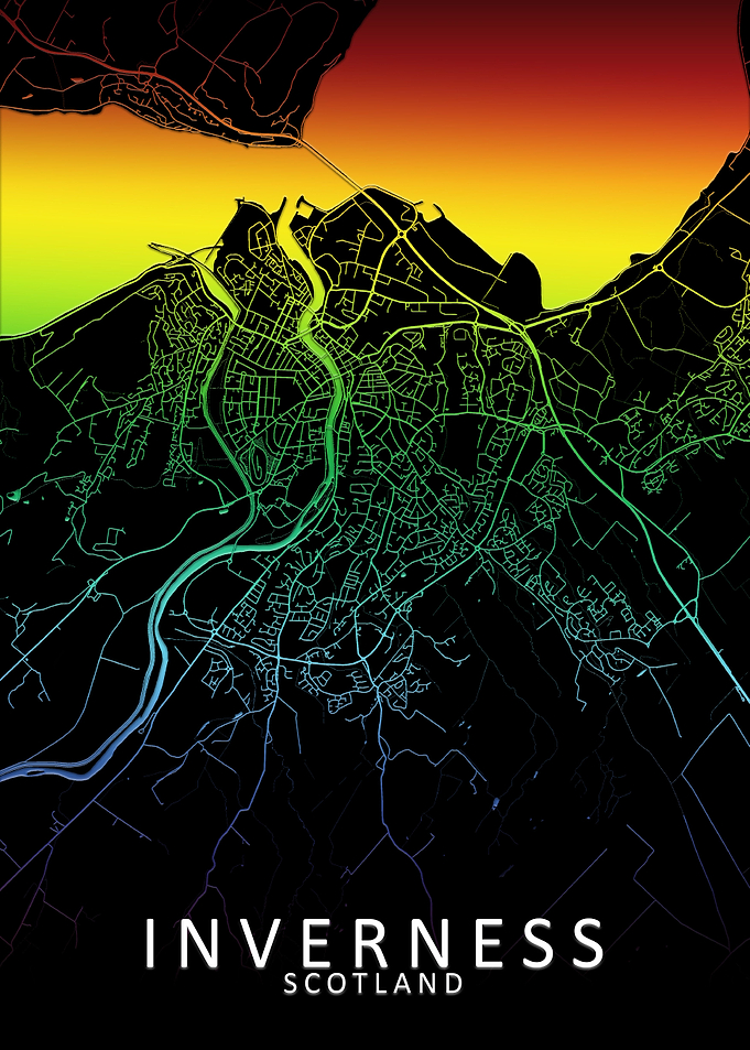 Inverness Rainbow City Map
