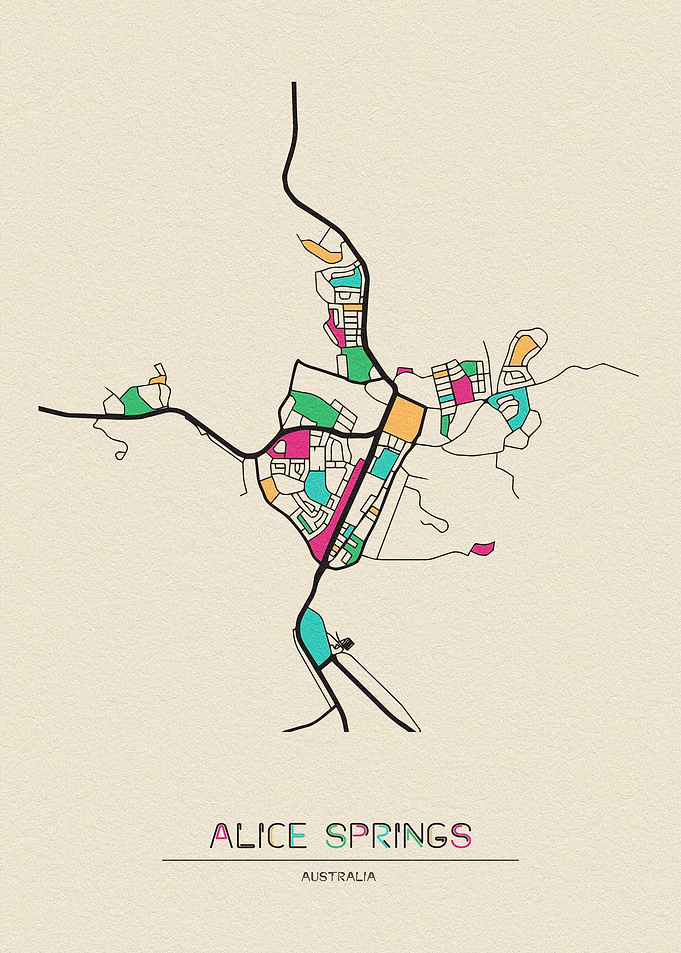 Alice Springs Map