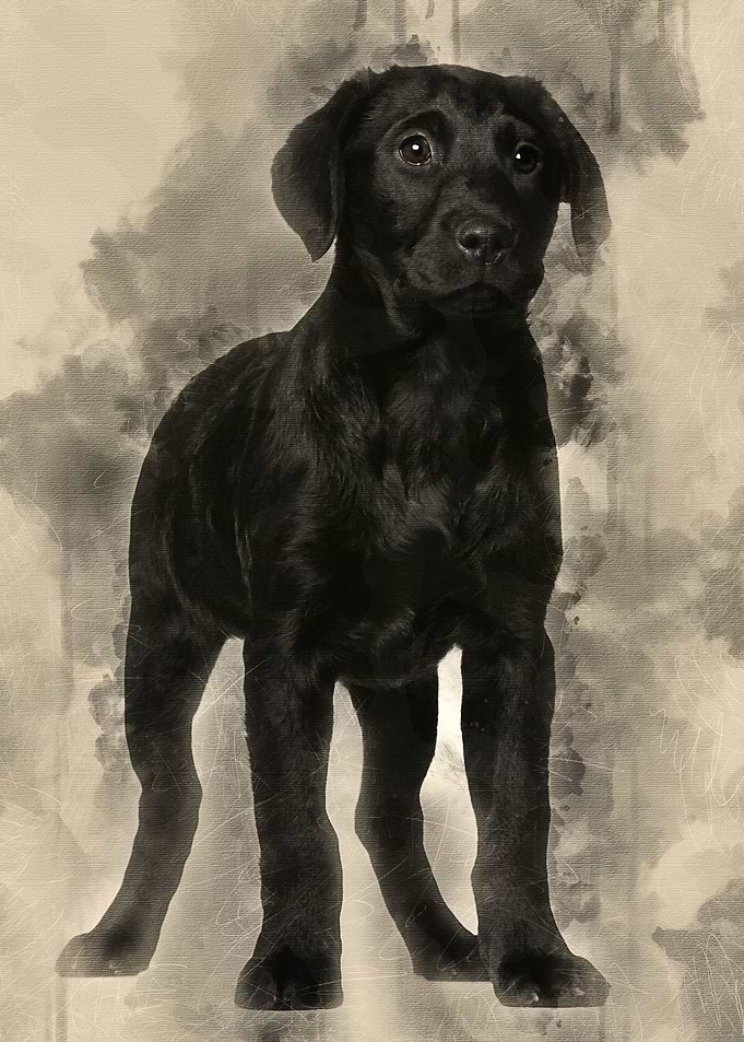 Labrador puppy 3 months ol