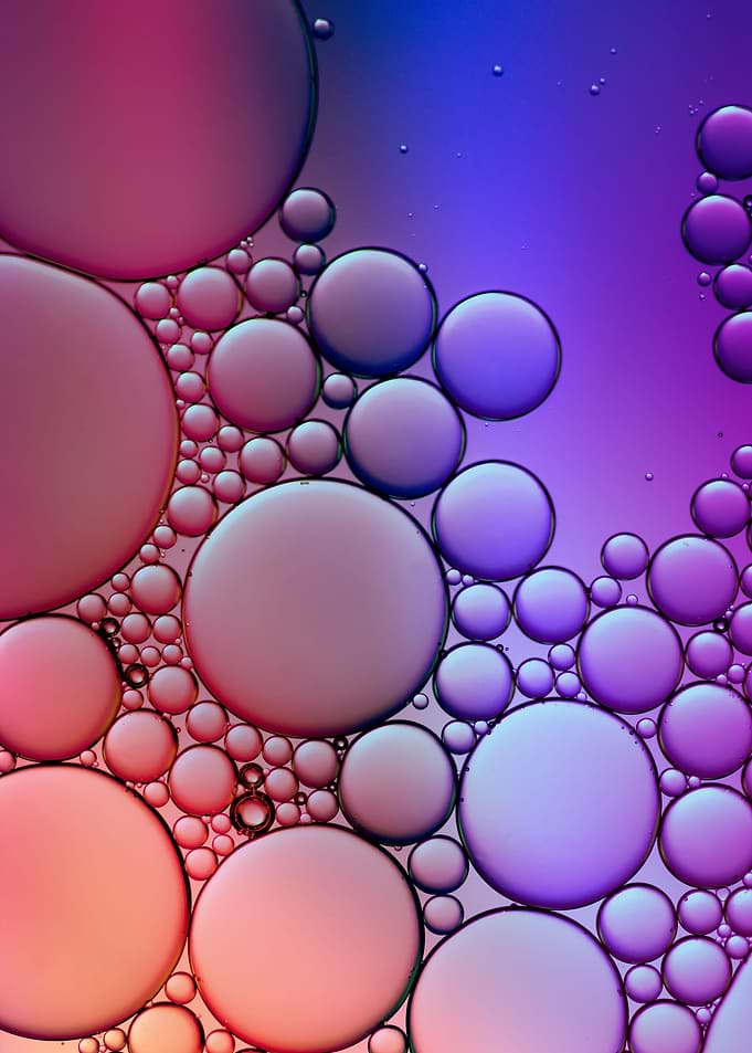 Oil Droplets On Water