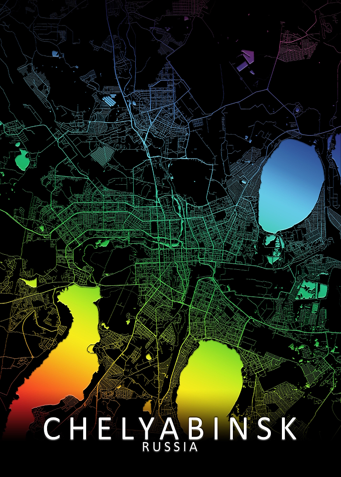 Chelyabinsk Rainbow Map