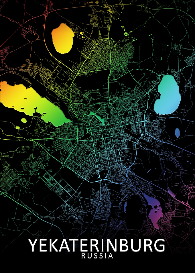 Yekaterinburg Rainbow Map