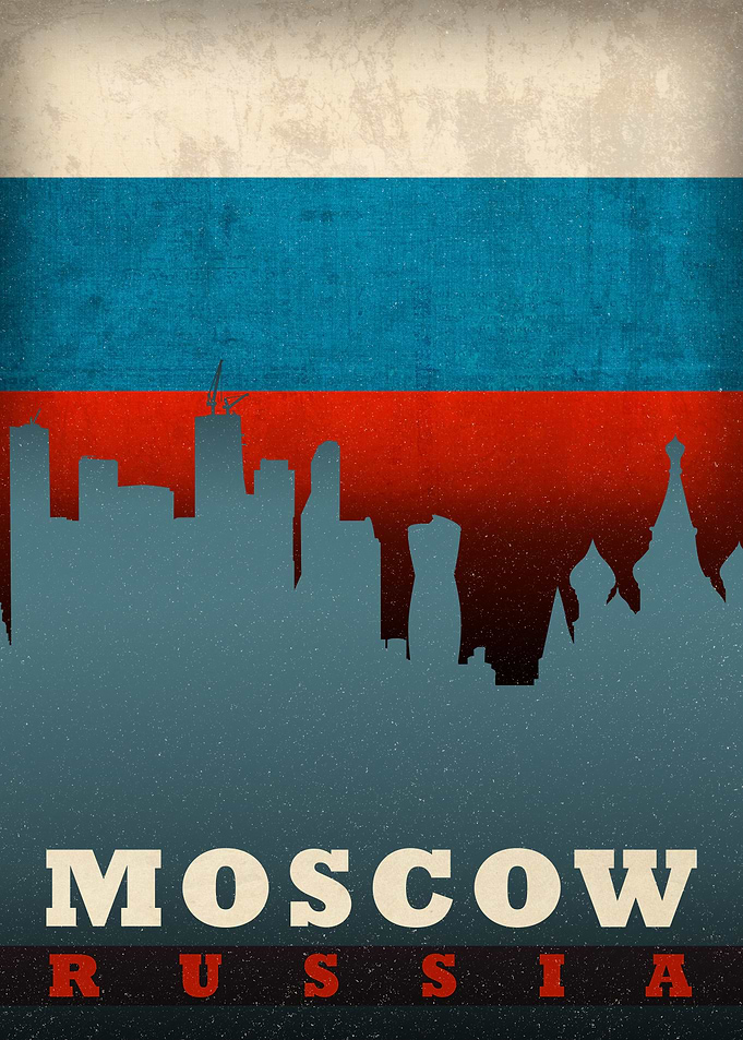 Moscow Russian Skyline