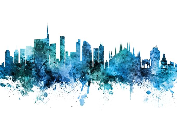 Milan Italy Skyline