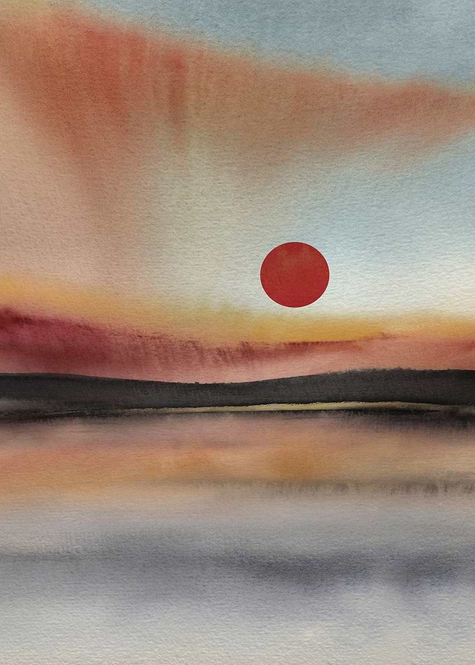 Red sun