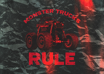 Monster Trucks Rule Retro
