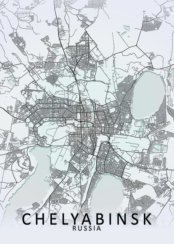 Chelyabinsk White City Map