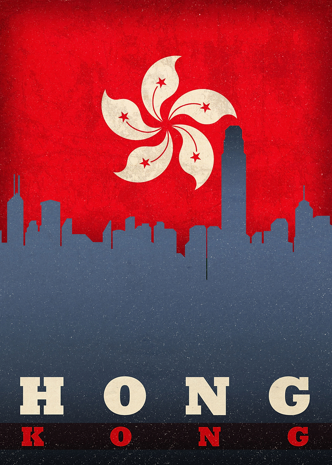Hong Kong City Skyline