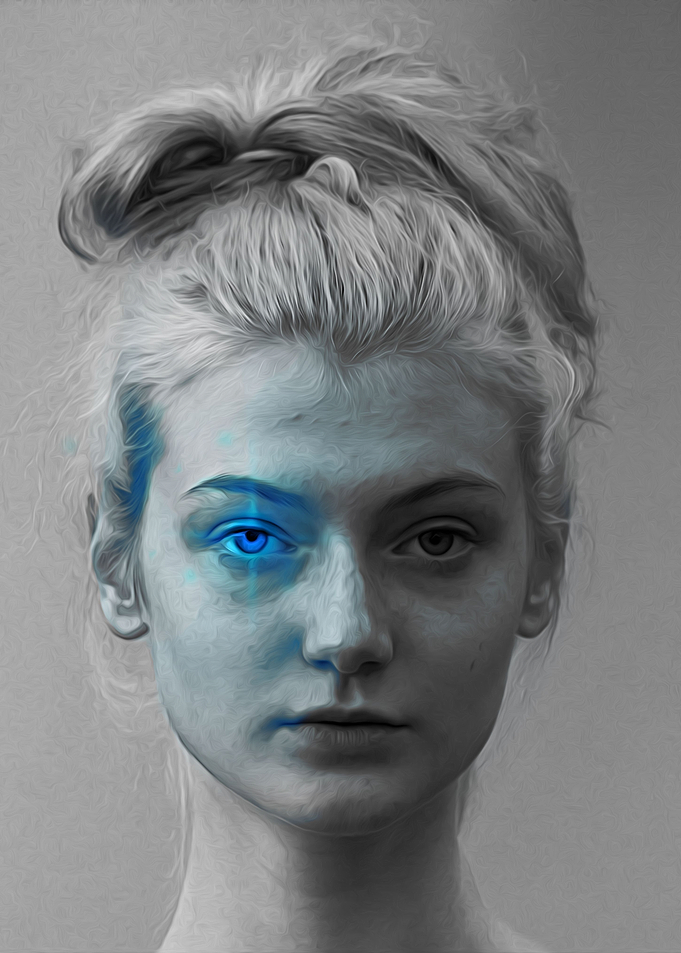 Serious and Young