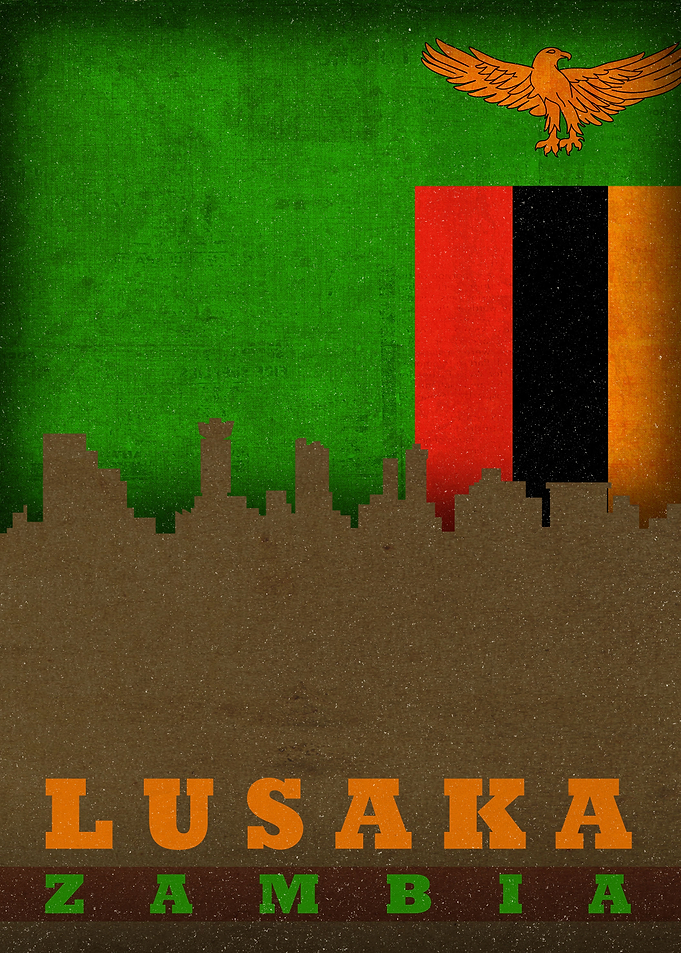 Lusaka Zambia City Skyline