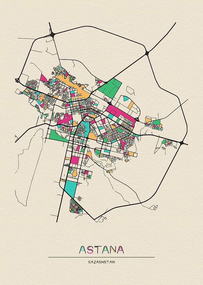Astana Map