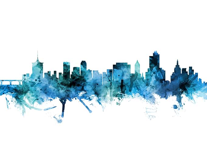 Tulsa Oklahoma Skyline