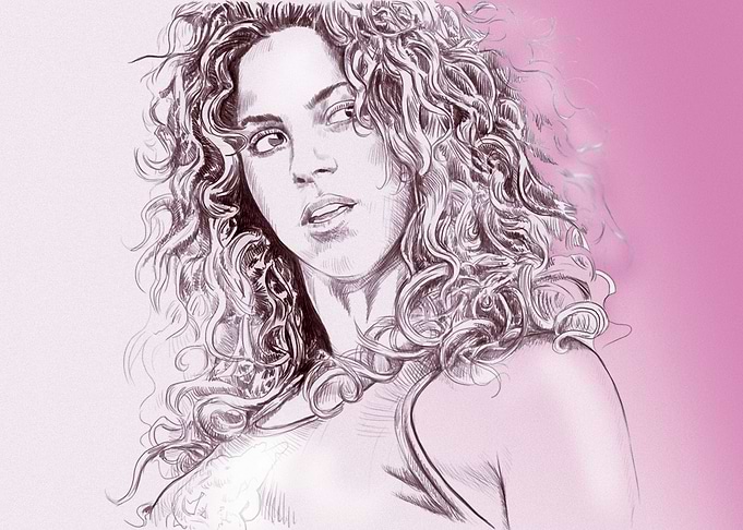 Pop artist portrait