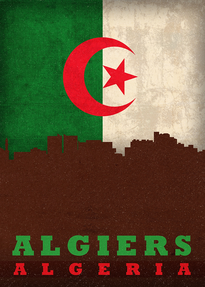 Algiers City Skyline