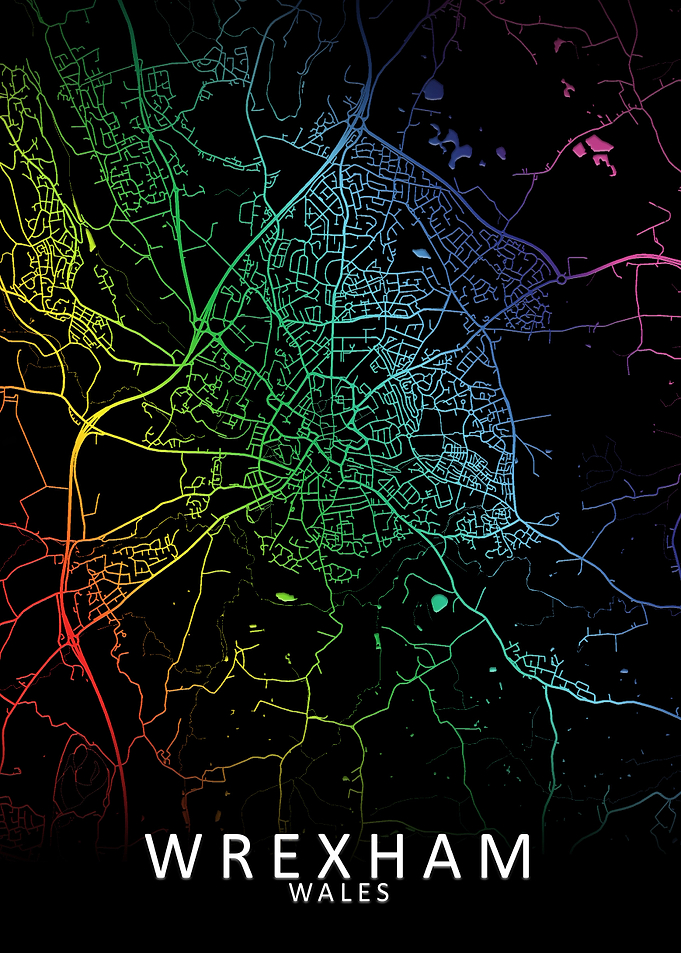 Wrexham Rainbow City Map