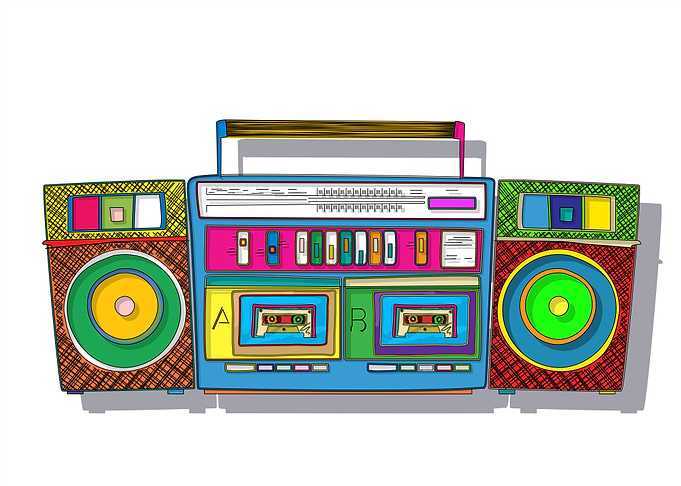 Happy boombox