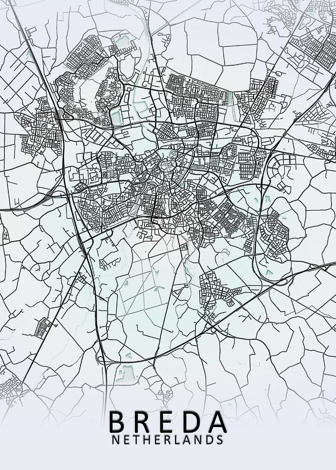 Breda White City Map
