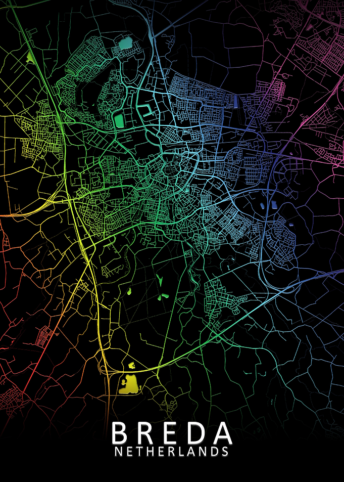 Breda Rainbow City Map