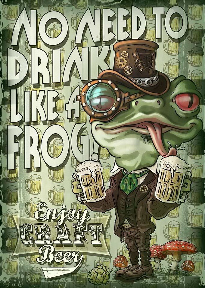 Craft Beer Frog