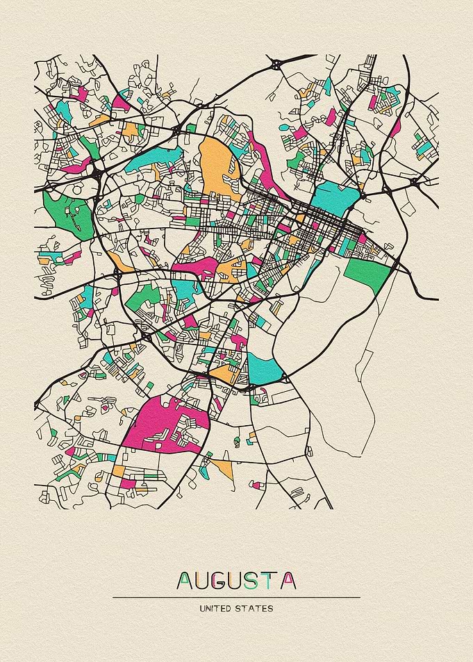 Augusta Map