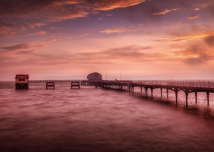Daybreak at Mumbles Pier