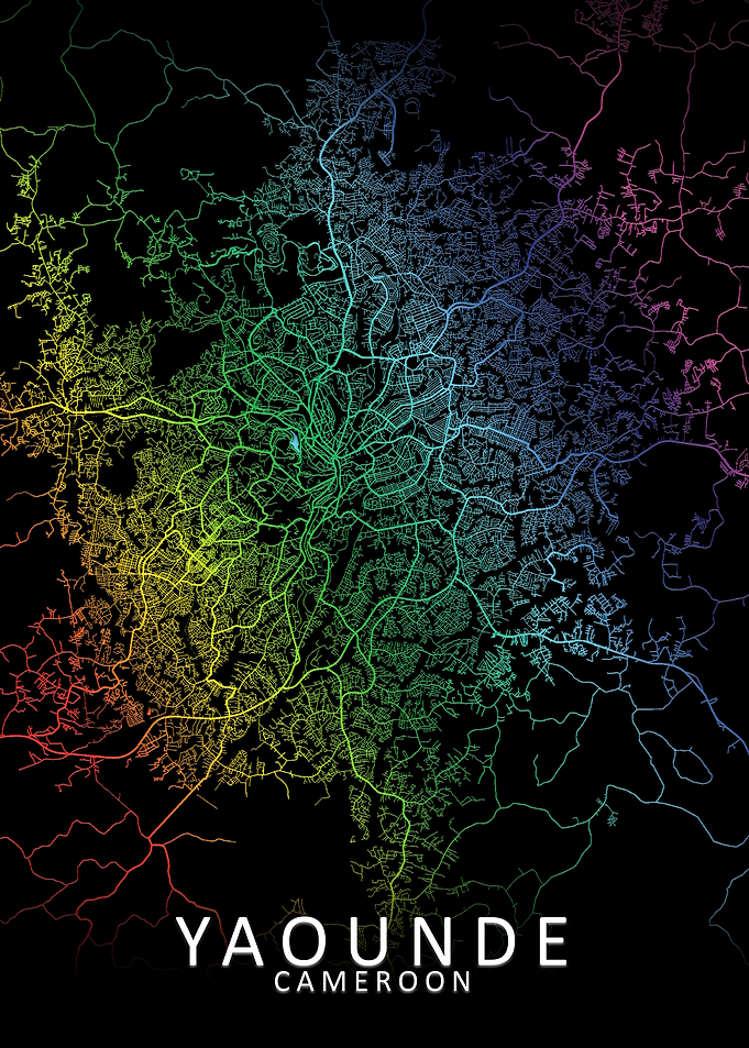 Yaounde Rainbow City Map