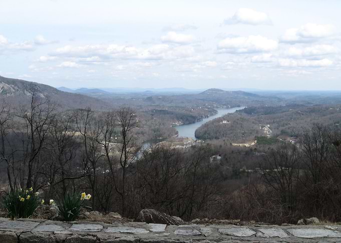 View Atop Chimney Rock