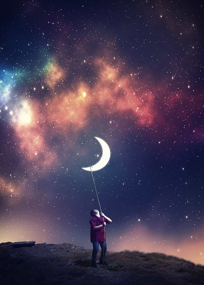 Drag the moon