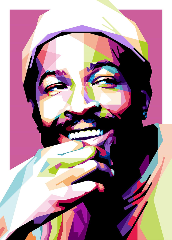 Marvin Gaye Pop Art
