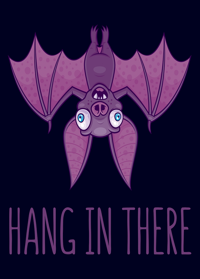Hang In There Wacky Bat