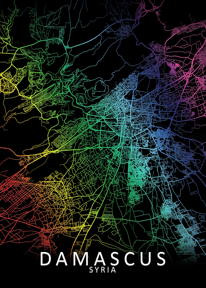 Damascus Rainbow City Map