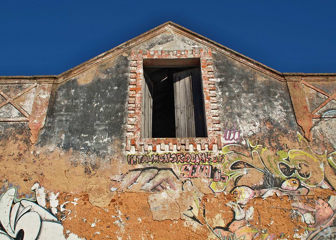 Old factory facade